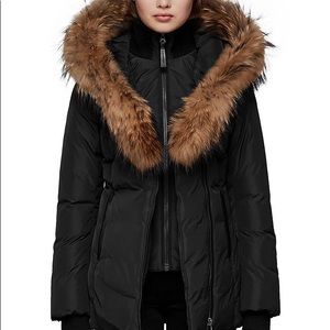 Mackage Adali Fur Trim Hooded Down Coat